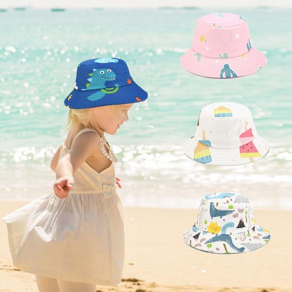 

wide brim hats children's sun hat breathable beach fisherman protection, Blue;gray