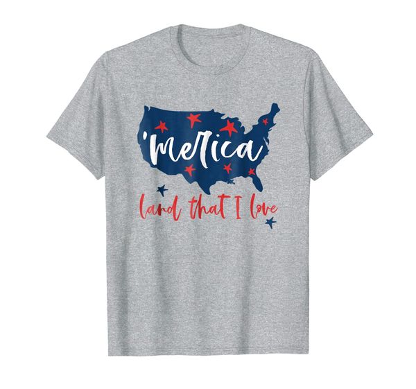

funny 'merica land that i love t shirt patriotic 4th of july, White;black