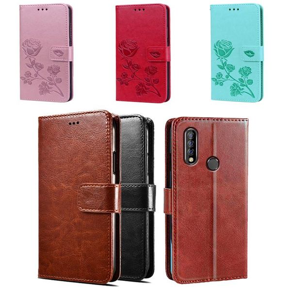

phone protective shell case for oukitel c21 c19 c17 c15 wallet flip cover c15pro c17pro capas leather protector cell cases