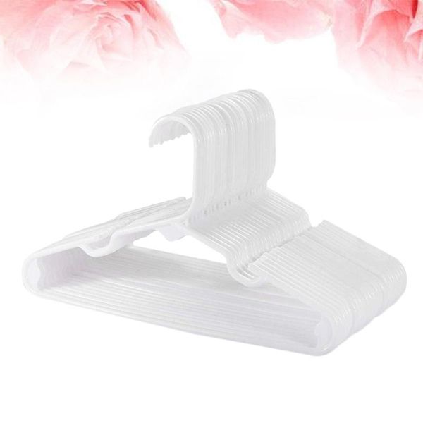 

hangers & racks 20pcs kids clothes practical coat hook for kid home (white)