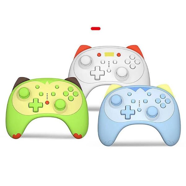 

game controllers & joysticks bluetooth wireless switch controller mini cat type gamepad for switch/lite joystic
