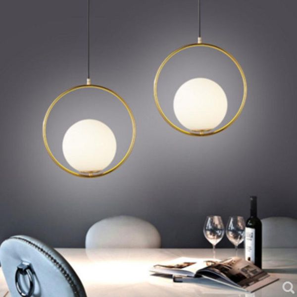 

pendant lamps thrisdar nordic glass ball lights modern minimalist art led lamp bedroom living room dining hanging light