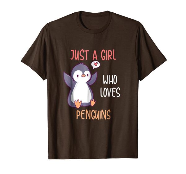 

Just A Girl Who Loves Penguins Shirt, Funny Penguins TShirt, Mainly pictures
