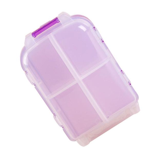 

curtain & drapes 1pc three-layer folding box three-section storage case(purple)
