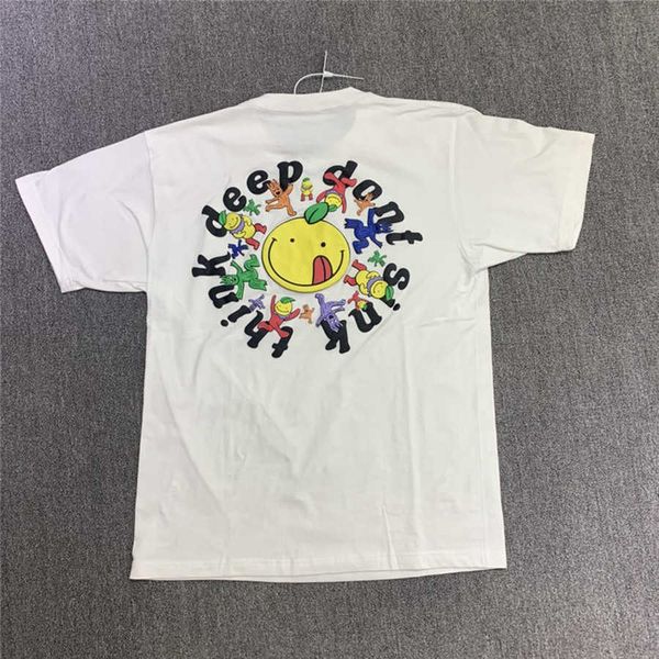 

men's t-shirts foaming printing lyrical lemonade tee men women black white streetwear t-shirts harajuku clothing oversized t shirt cvqa, White;black