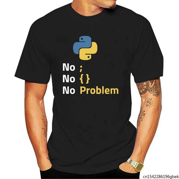 

men's t-shirts python programmer t-shirt, White;black