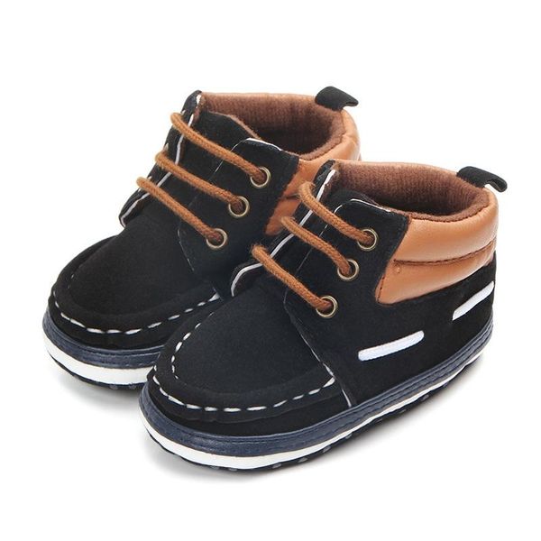 

first walkers shoes for baby patchwork color cool flock anti-slip toddler crib 0-18 months