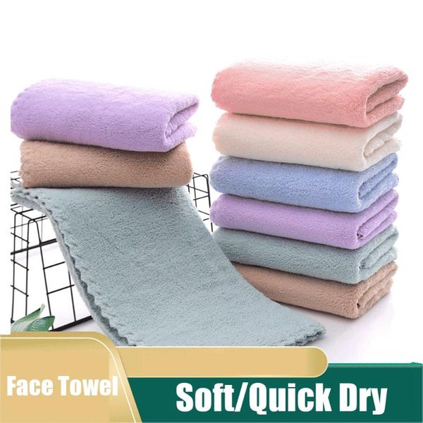 

towel coral fleece face microfiber absorbent bathroom home towels for kitchen thicker quick dry cloth cleaning