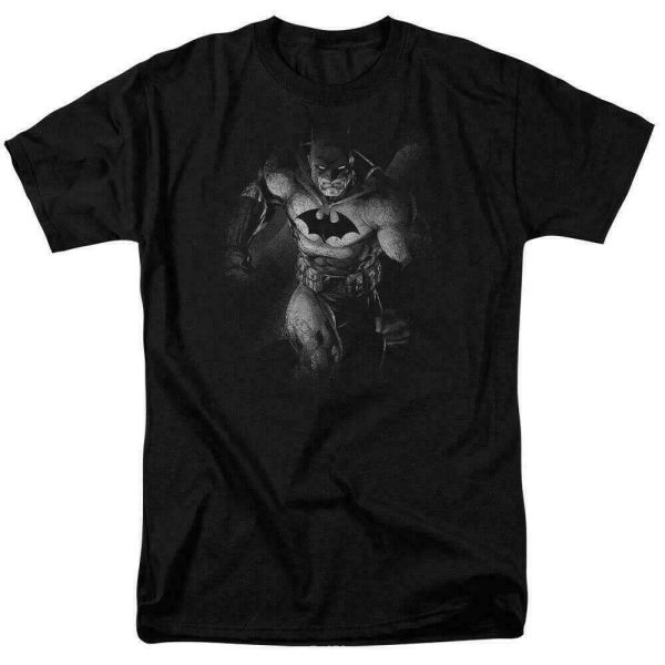 

batman materialized t shirt licensed comic book tee black, White;black