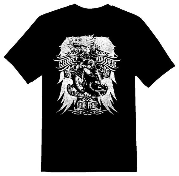 

ghost rider 2 black or white tee shirt, White;black