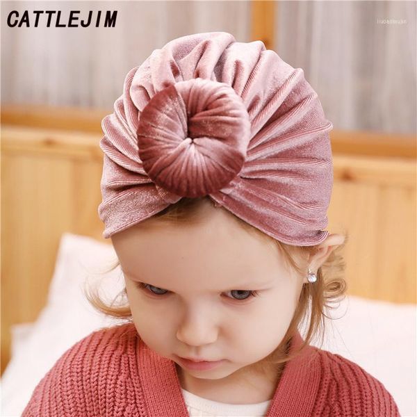 

autumn baby hat for boys girls donuts turban hats kids beanie caps born pography props accessories1, Yellow