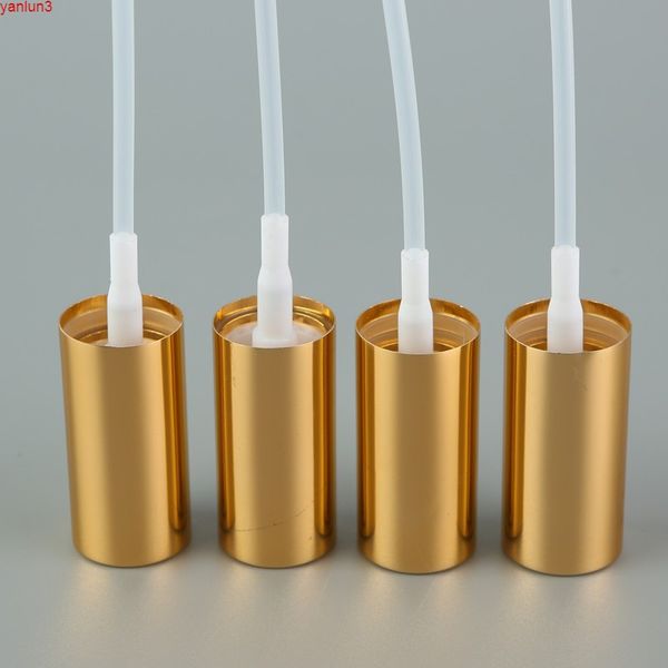 500 teile/los Kunststoff Kappe Gold Aluminium Feinen Nebel Sprayer Flasche Emulsion Lotion Pumpe Verwendet für 18mm Ätherisches Öl Flaschegute menge