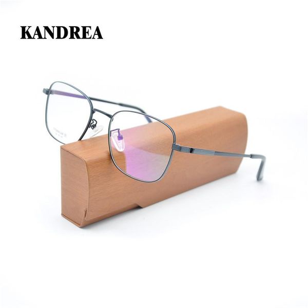 

fashion sunglasses frames kandrea ultralight titanium glasses frame men square clear lens eyeglasses 2021 women oversized optical spectacles, Black