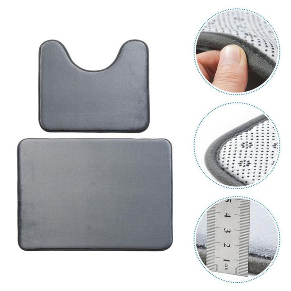 

set bathroom water absorbent floor mats toilet feet mat bath