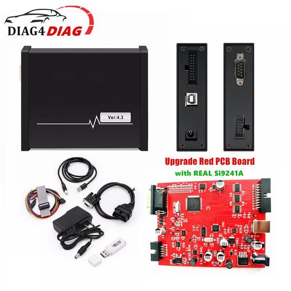 

code readers & scan tools piasini v4.3 master engineering programmer serial suite upgrade red pcb ecu chip tuning tool support more car
