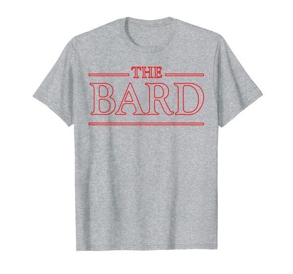 

the bard class tablerpg t-shirt party member, White;black