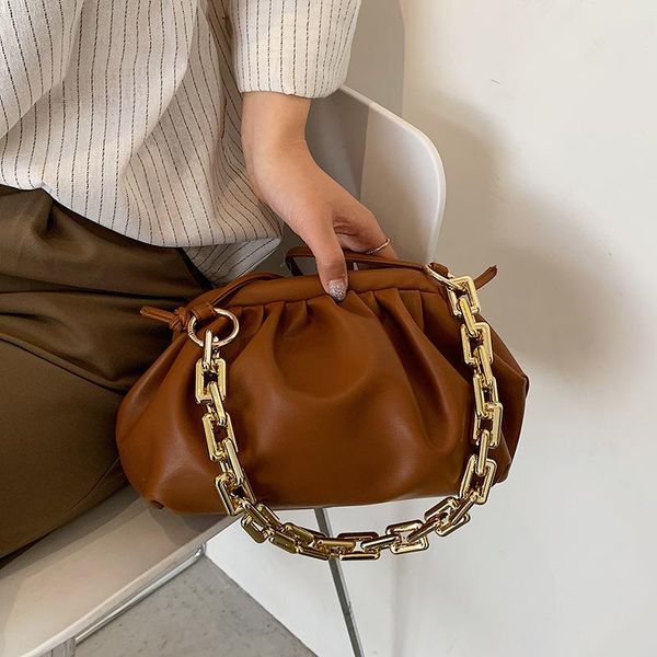 

trade underarm bag chain female new messenger fold 2021 foreign shoulder cloud vvksu