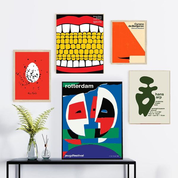 

paintings mid century retro canvas painting summer picnicsweet corn festival posters prints abstratc wall art pictures bedroom home decor