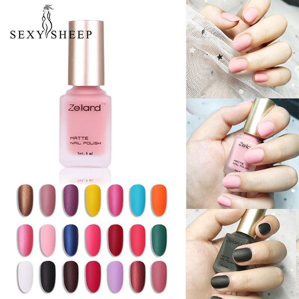 

6ml scrub nail polish matte effect oily lasting 24 colors1