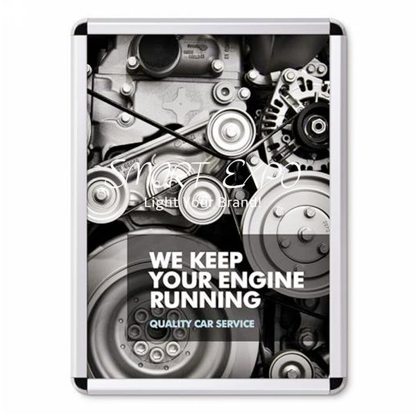 

wall poster frame snape open advertising display a4 size with 32mm profile