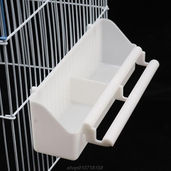 

other bird supplies pet cage plastic food container parrot birds water hanging bowl parakeet feeder box m02 21 dropship