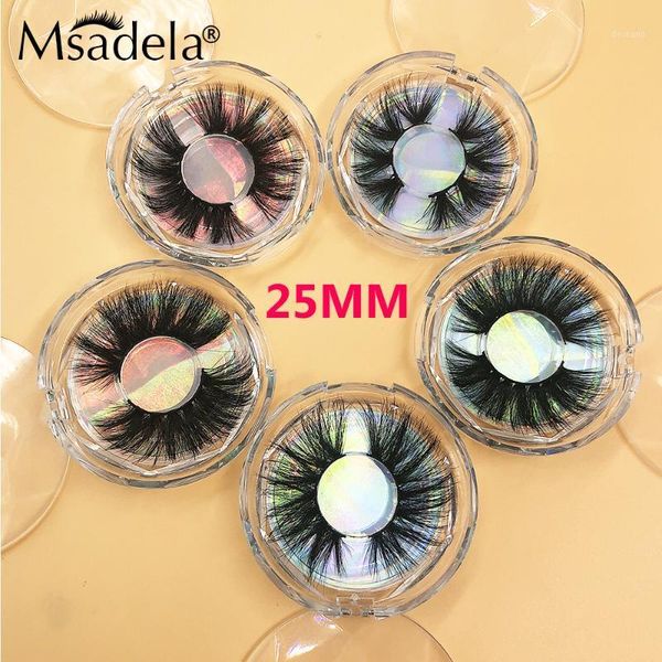

fedex/dhl 25mm mink eyelash bulk packaging 3d lashes wholesale makeup thick long false eyelashes dramatic lash1