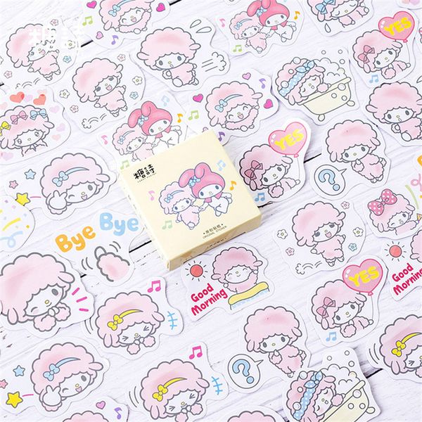 

6Pieces/Lot 40pcs/pack Lovely Lamb Totem Calendar Stickers Pack Posted It Kawaii Planner Scrapbooking Memo Pads Office Accessories