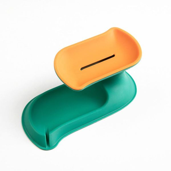 

soap dishes sucker box rack wall drain toilet creative no mounted punch shelf household