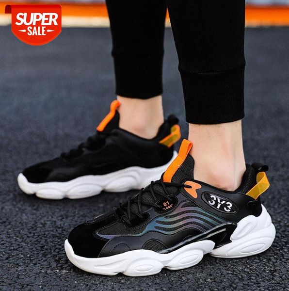 

korean style youth sports shoes men's casual daddy mesh #ax1j