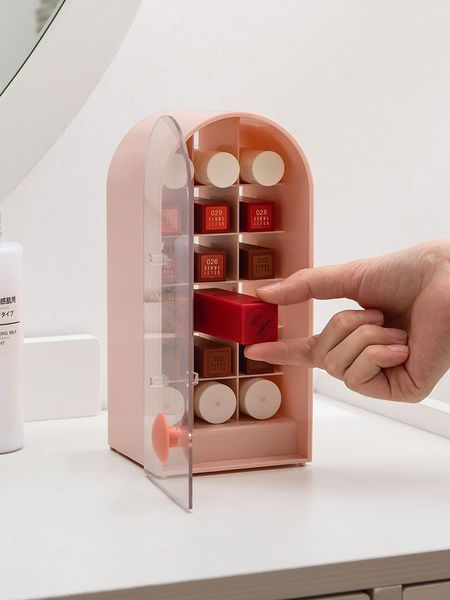 

storage boxes & bins large makeup box organizers capacity cosmetic nail polish drawer container sundries escritorio organizador