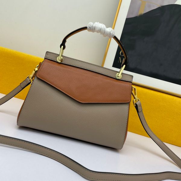 

designer handbags women luxury color matching flip cover shoulder bag palm pattern cowhide brand handbag messenger wallet