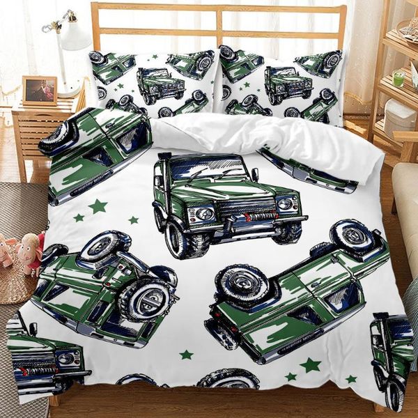 

bedding sets 3d duvet cover comforter covers and pillowcase 210*210 200*200 245*210cm design car speed racer
