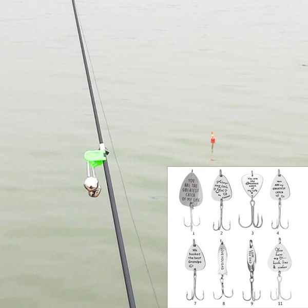 

personalized fishing lure hook engraved fisherman gift for birthday w0yb hooks