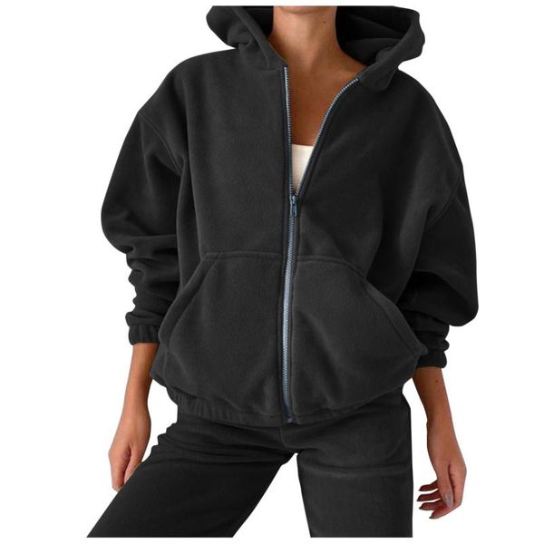 

women's two piece pants set casual fleece tracksuit women winter 2021 sets oversized hooded long sleeve hoodie sport suit #t2g, White