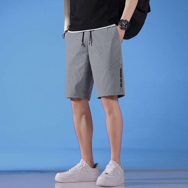 

men's summer sports trend men's pants, White;black