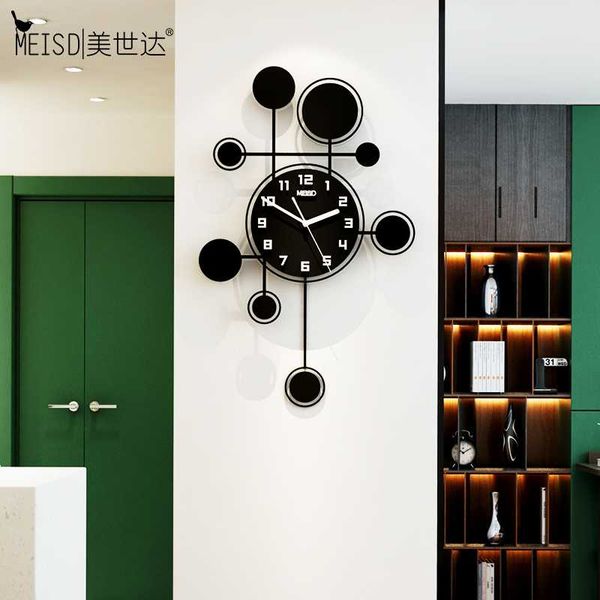 

wall clocks meisd nordic design hanging decor pendulum watch quartz silent home living room horloge needle
