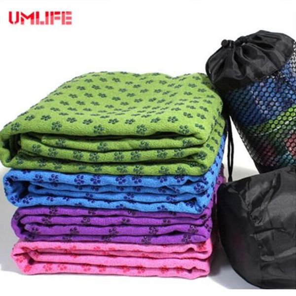 

yoga mats non slip mat cover towel anti skid microfiber blanket travel sports soft towels pilates blankets fitness 183*63cm