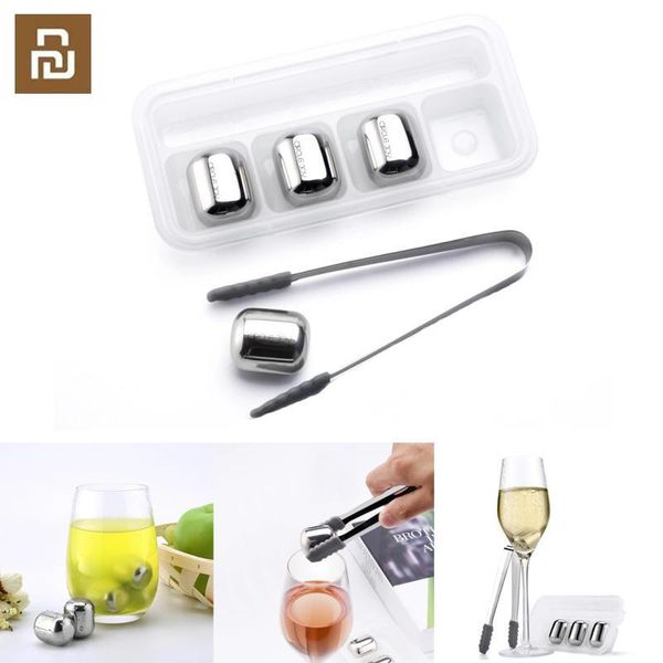 

smart home control original circle joy ice cube 304 stainless steel washable long-term use maker for wine corks fruit juice