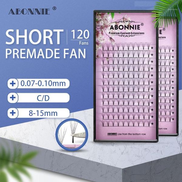 

abonnie sale premade russian volume fans short stem 3d/4d/5d/6d c/d curl mink eyelashes makeup eyelash extensions supplies1