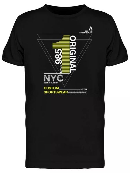 

New York City Custom 1985 Men's Tee -Image by Shutterstock, White;black