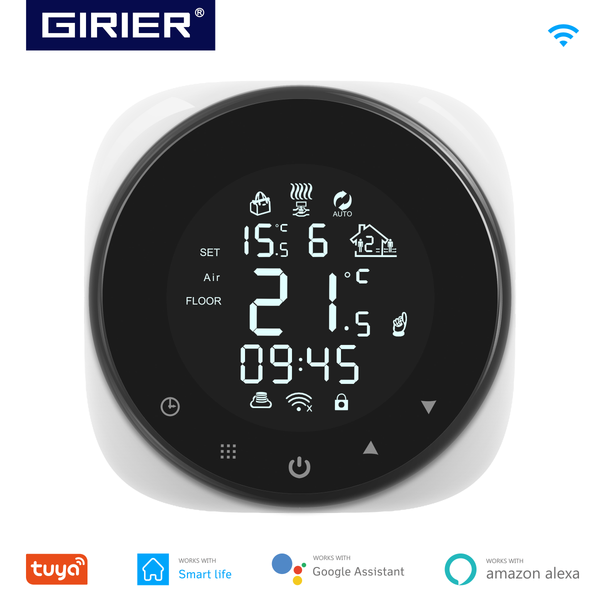 

tuya smart wifi thermostat temperature controller for water/electric floor heating/water gas boiler works with alexa google home