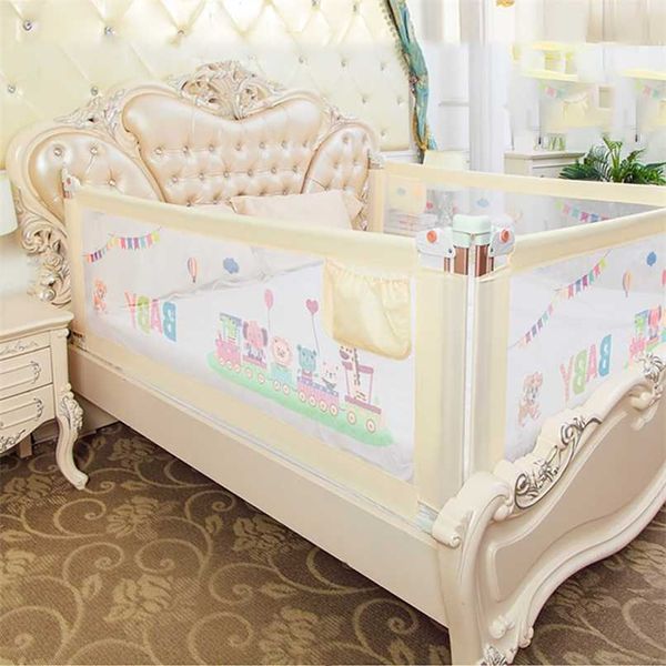 Imbaby Baby Playpen Cama de Criança Barreira de Segurança Portão Dormir Protetor para crianças Anti-Queda Security Security Side ToDdler Cerca 211028