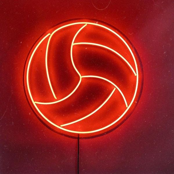 

other event & party supplies creative color volleyball neon sign flex led custom decor store restaurant home room wall decoration for bed