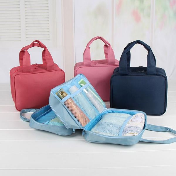 

storage bags portable camping organizer waterproof travel makeup bag toiletry kit mult-functional cosmetic pouch handbag