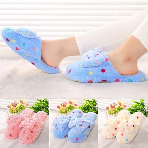 

women girls indoor home slippers cotton fabric couples wooden floor, Black