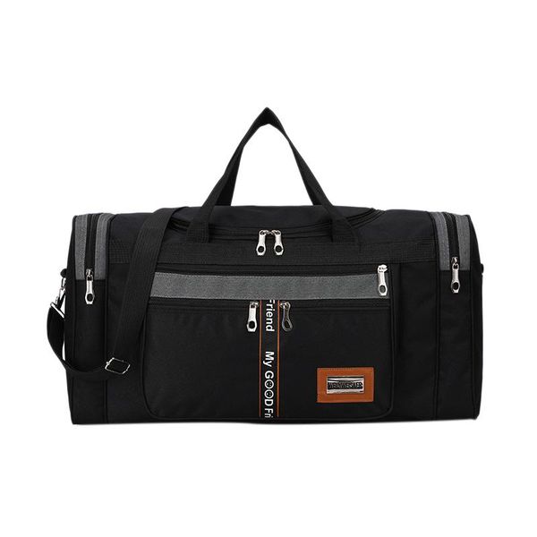 

large capacity fashion travel bag for men women weekend big nylon portable carry luggage bags duffel