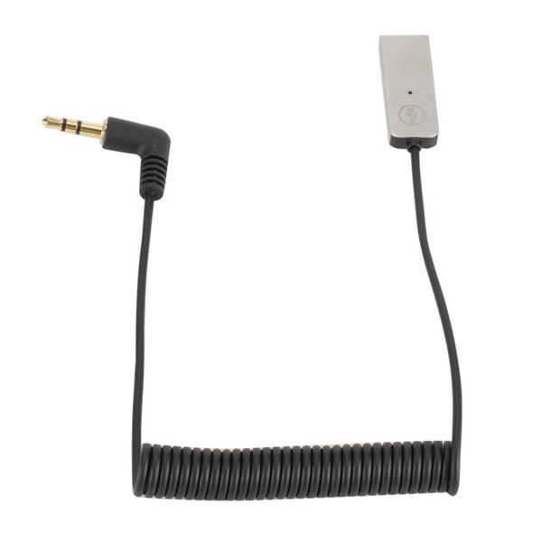 Aux Wireless Adapter Dongle Cable para carro de 3,5 mm Jack aux BT Compatível Receiver Speaker Audio Music FM Transmissor Phone HandsFree Chamada