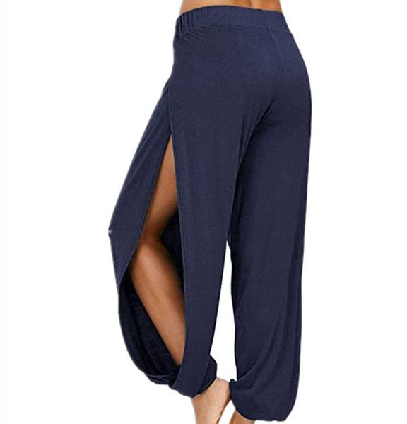 

yoga pants women's high waist split outdoor leisure harun, Black;white