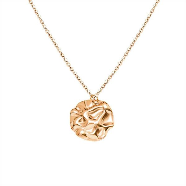 

fashion gold color irregular geometric pendants 2021 arrival 316l stainless steel clavicle necklaces for women jewelry gifts pendant, Silver