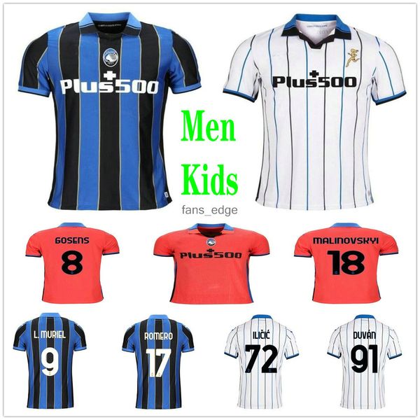 

2021 2022 atalanta b.c. soccer jersey .muriel ilicic gomez freuler duvan de room gosens pasalic miranchuk lammers pessina custom 21 22 ata, Black;yellow